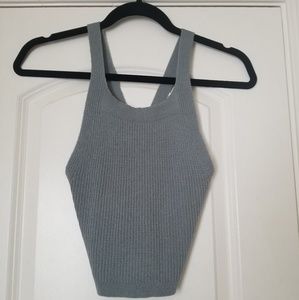 Knit crop top